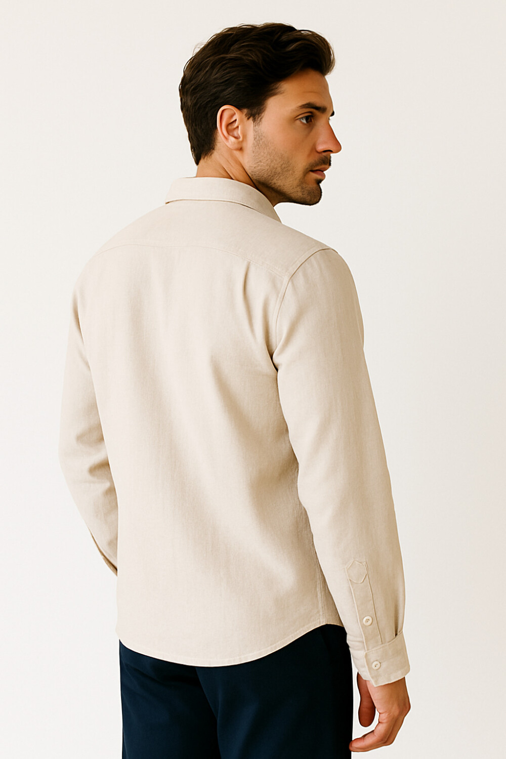 Camisa Sabio Men Crudo / Natural