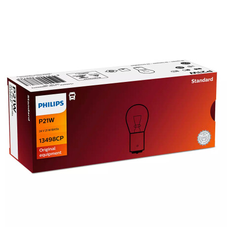 LAMPARA - BAYONETA 24V 21W BA15S = 01381 PHILIPS LAMPARA - BAYONETA 24V 21W BA15S = 01381 PHILIPS