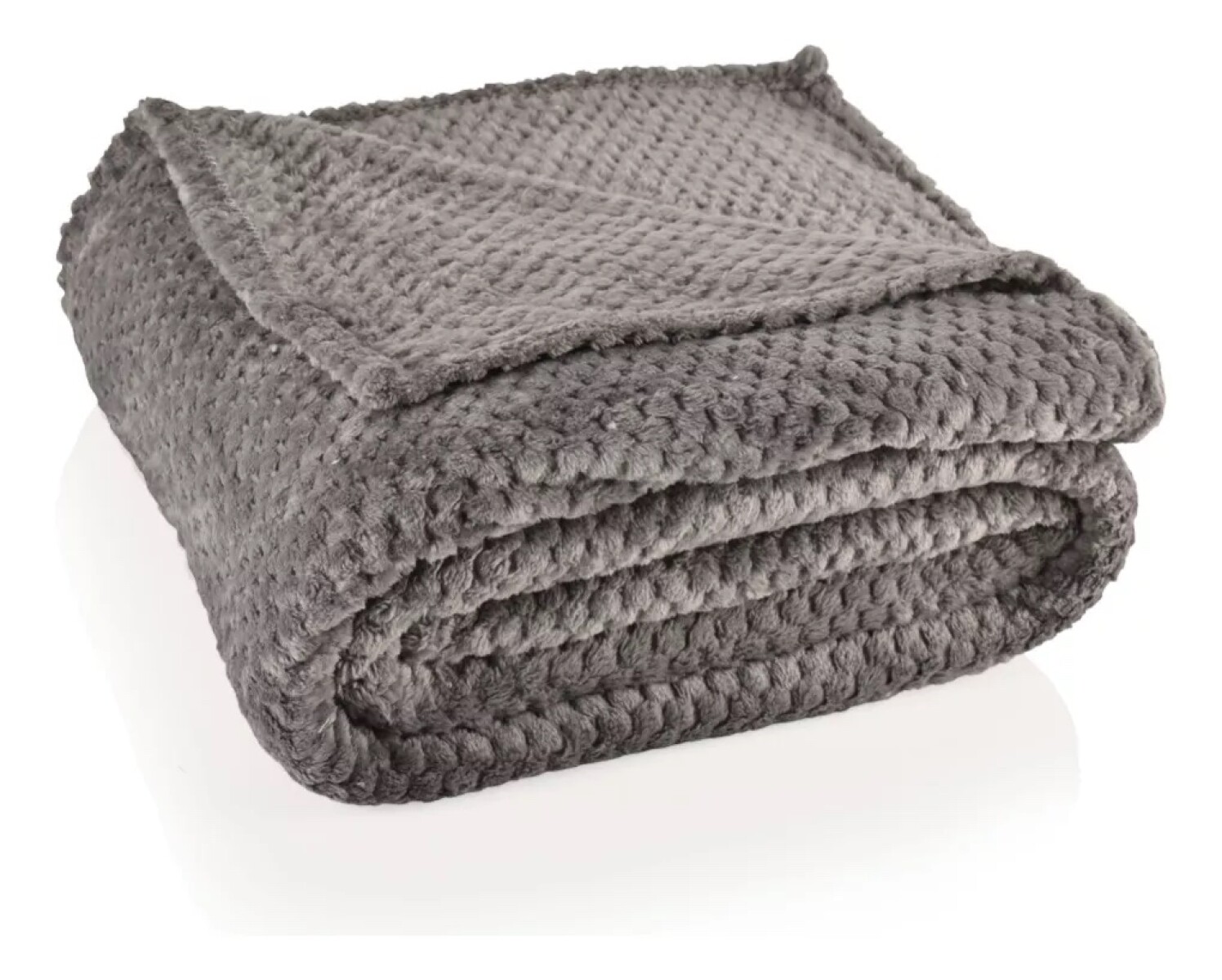 Manta Frazada Polar Queen Gris 200x220cm 