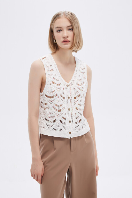 Chaleco Toti Marfil / Off White