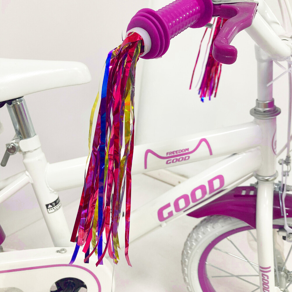 Bicicleta Infantil Rodado 20 Con Rueditas Auxiliares Rosa