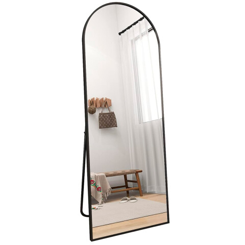 Espejo Medio Punto Entero F-m02 De 140 X 80cm ESPEJO M.PUNTO ENTERO FM02 140X80 NEGRO