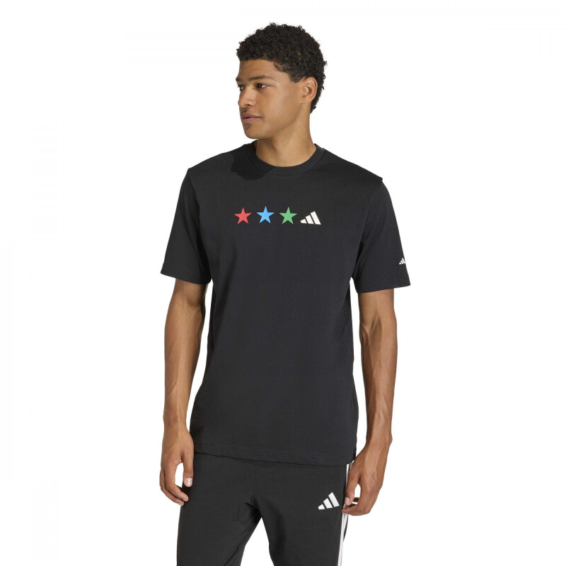 REMERA ADIDAS M FTB WC MAP T HOMBRE KB2532 Negro