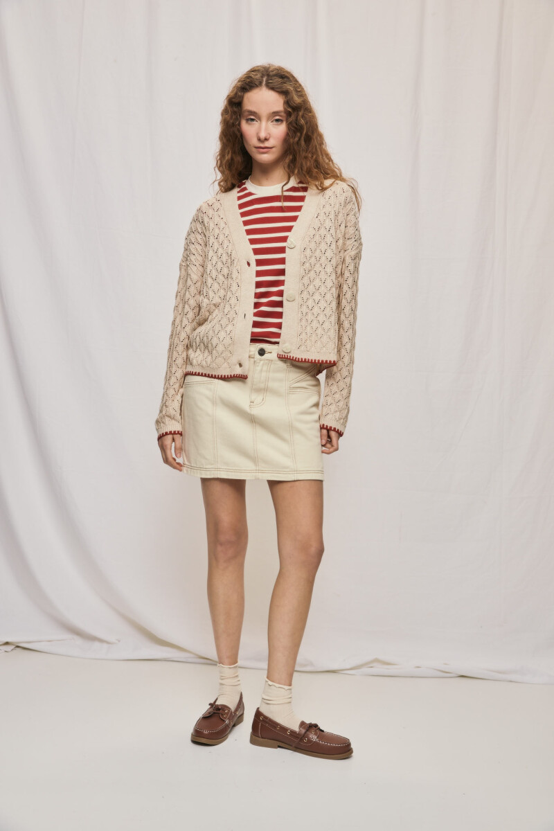 CARDIGAN TATO Beige
