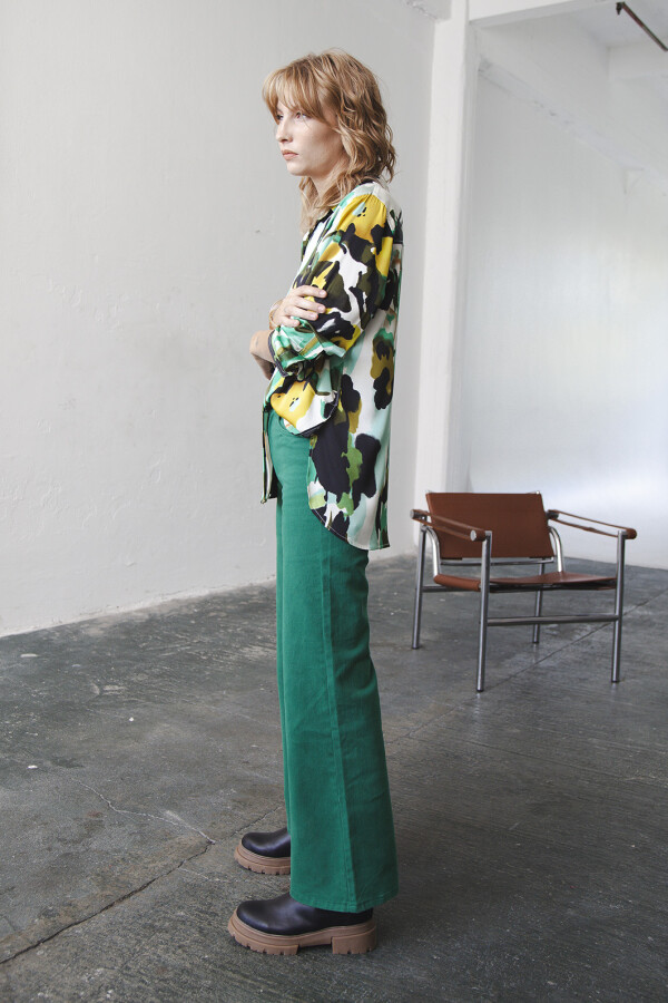 CAMISA PINCEL VERDE