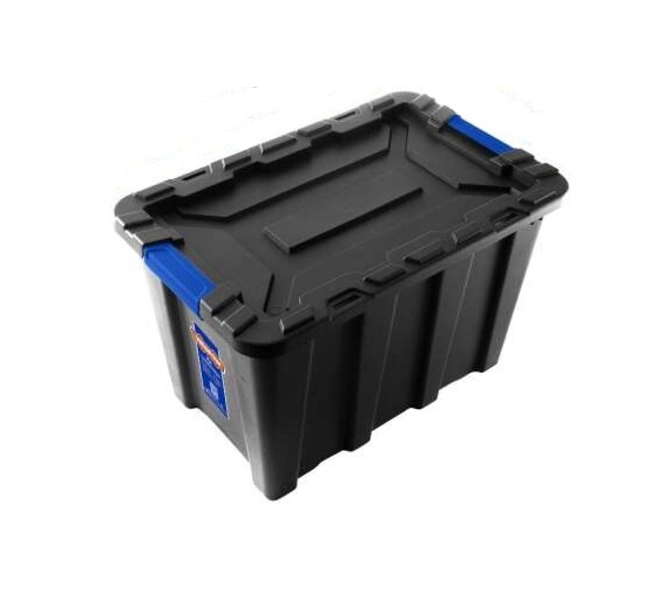 CAJA CONTENEDOR PLASTICO APILABLE NEGRO 55LT WADFOW WTB3355 