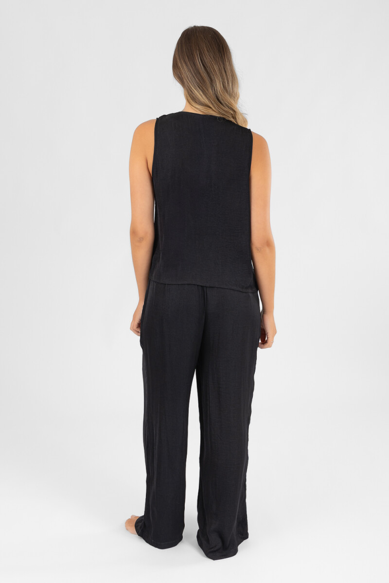 Vest pijama Negro