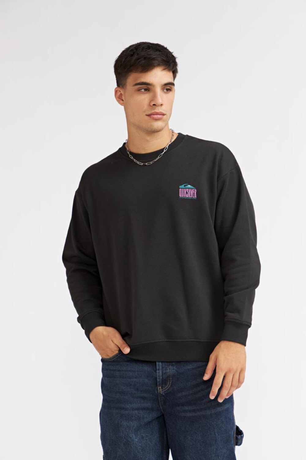 Quiksilver Buzo WORLD FORCE Hombre - Negro Negro