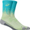 Medias Running Performance Run Sock Crew Unisex Illuminate Yellow/energy Aqua