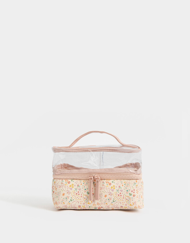 Porta Cosméticos Flores Necessaires - Estampado Flores