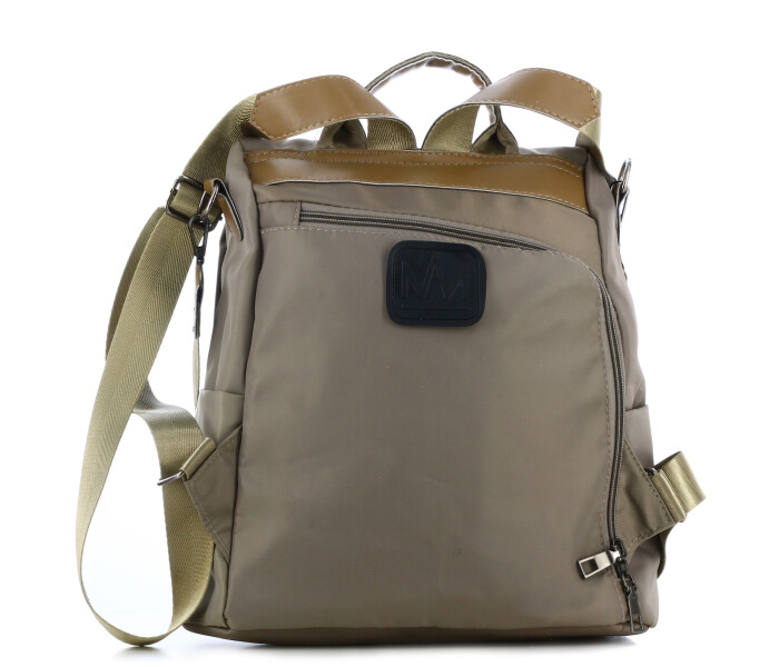 Mochila Miss Carol con cierres metalicos BERILO Taupe