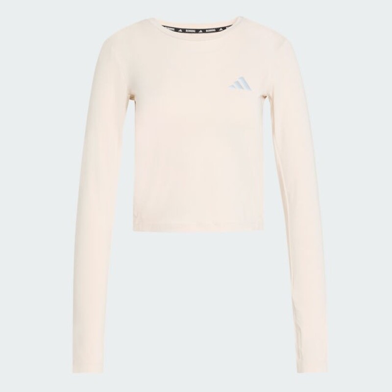 Remera Adidas Manga Larga Adi365 Essentials Beige