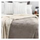 Frazada Richmond Con Corderito 2 Plazas Beige