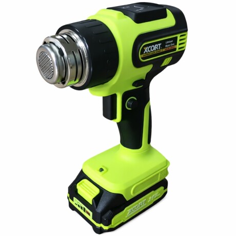 XCORT PISTOLA DE CALOR PRO 21V C/LUZ LED 300º-550º + BATERIA 2.0MAH & CARGADOR Xcort Pistola De Calor Pro 21v C/luz Led 300º-550º + Bateria 2.0mah & Cargador