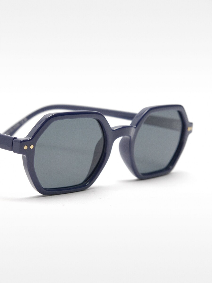 Gafas De Sol Hexagonales azul-marino