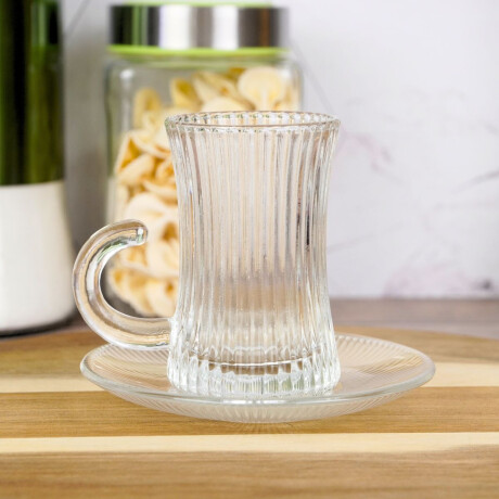 Juego de te de vidrio 12 piezas Juego de te de vidrio 12 piezas