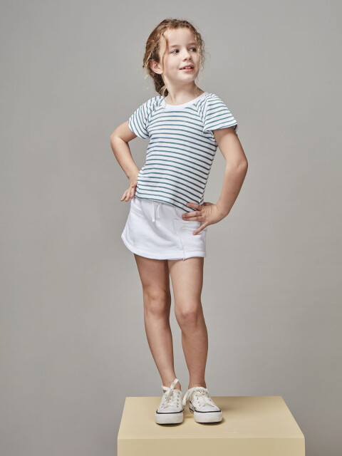 Camiseta De Jersey Blanco