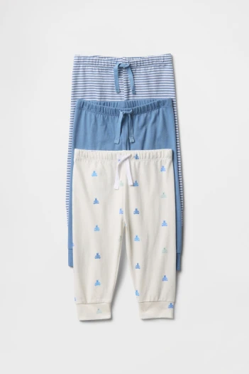 Pantalones Pack X3 Bebé Soft Cornflower