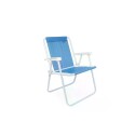 SILLA REPOSERA ALTA MOR ACERO AZUL