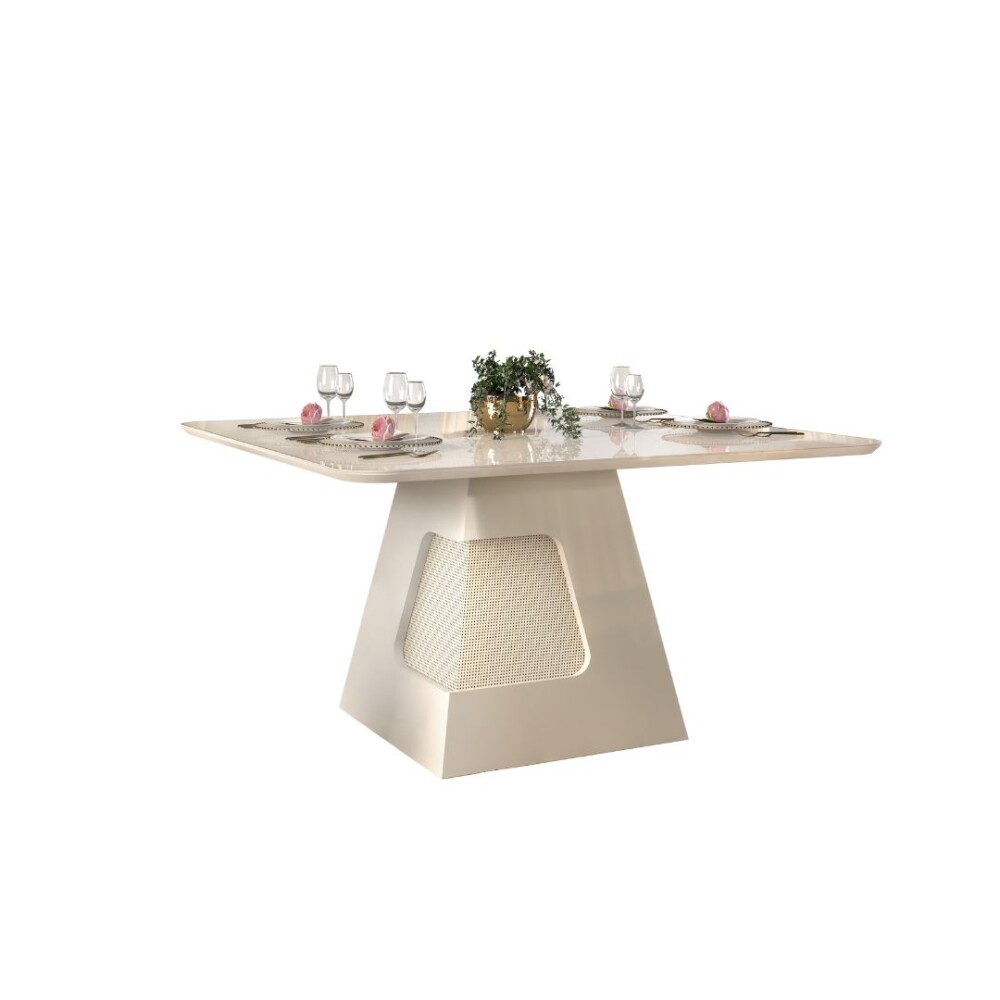 Mesa de Comedor Dala Blanco/Blanco