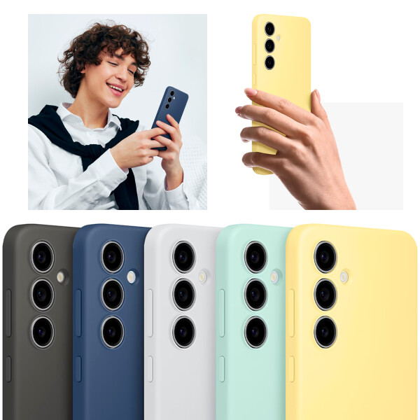 Funda Para Galaxy S24 Fe Silicone Case Ef-ps721cbegww SAMSUNG S24FE SILICONE CASE AZUL