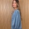 Camisa Flow Denim Celeste