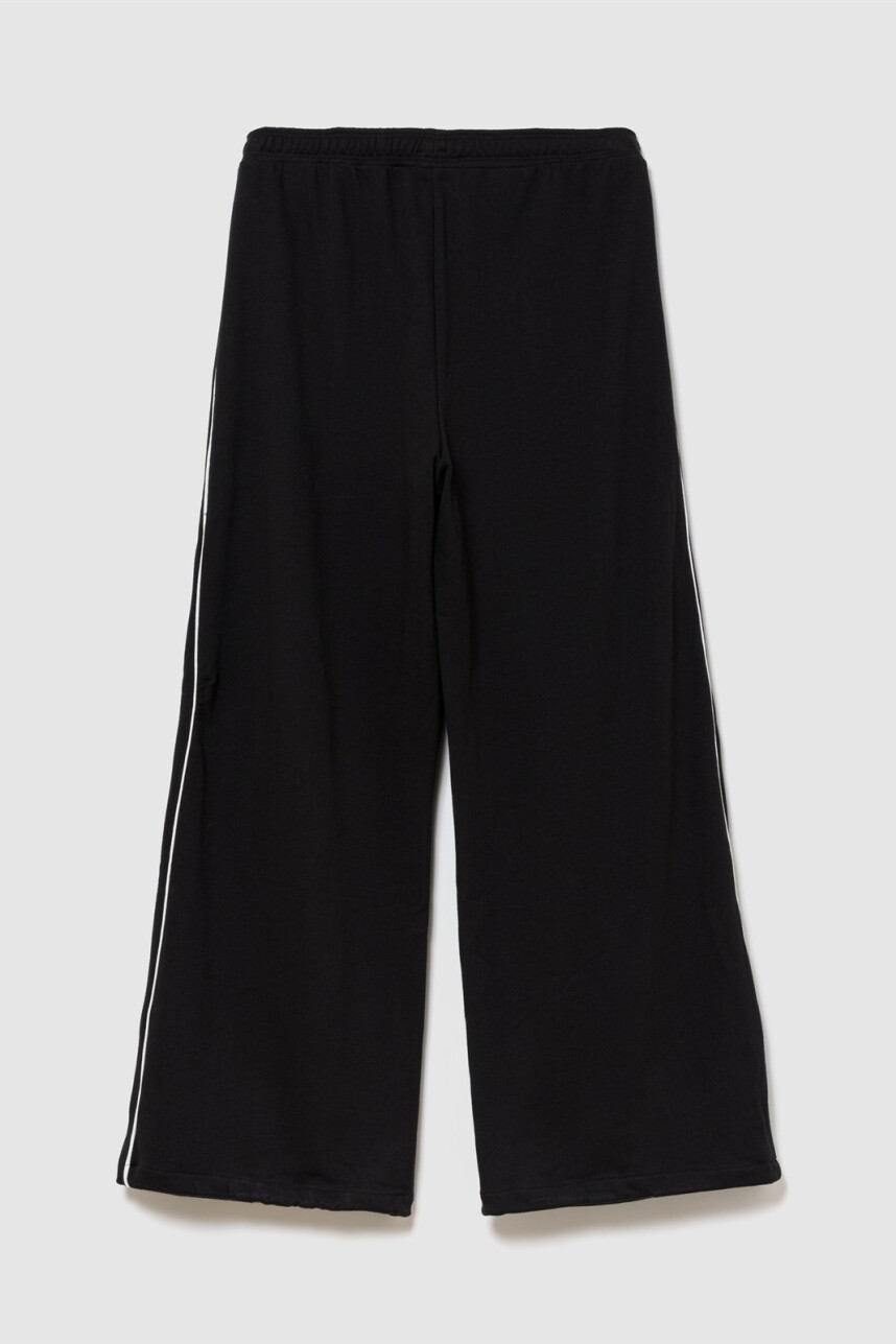 Pantalón Deportivo Baggy Logo Gap Mujer Black