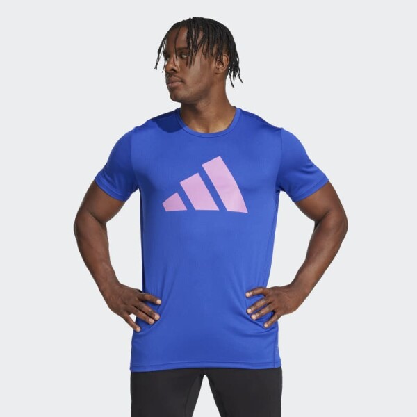 Remera Adidas Run It Azul