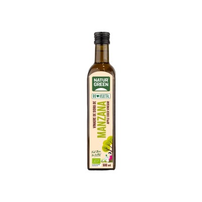 Vinagre de Sidra de Manzana 500 ml Nature Green Vinagre Sidra Org 500cc Naturg