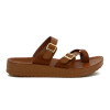 Sandalias Mujer Darkness Tira Cruzada Y Hebillas Marron