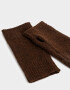 Guantes Varios Clasico Guantes Tejidos - Marron Oscuro