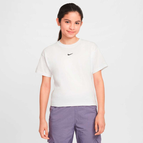 Remera Tee Boxy Esencial Lbr de Niña Blanco