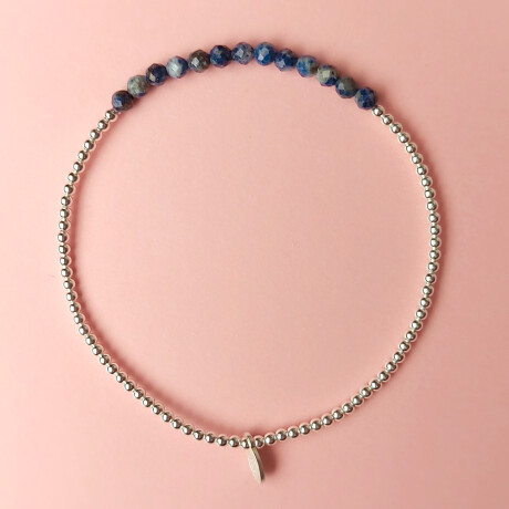 Pulsera LAPISLAZULI en Plata 925 Pulsera LAPISLAZULI en Plata 925