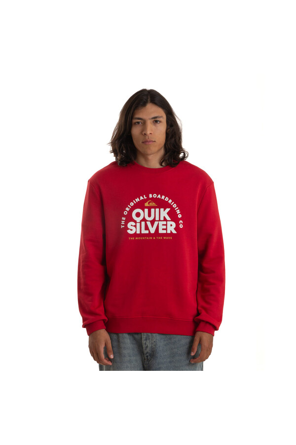 Quiksilver Buzo FUNDAMENTAL RIDE Hombre - Rojo Rojo