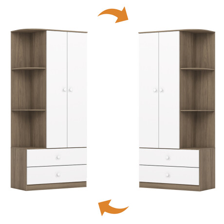 Combo dormitorio infantil: Ropero + Cuna Combo dormitorio infantil: Ropero + Cuna