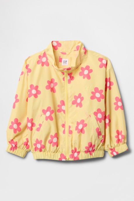 Campera De Lluvia Toddler Niña Pale Banana 12-0824Tcx