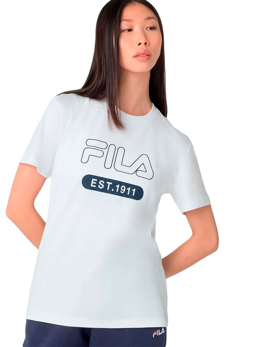 REMERA MUJER FILA LETTER OUTLINE 