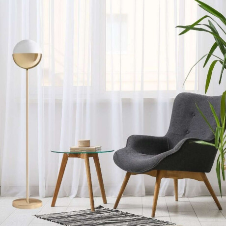 Lampara De Pie Dorado