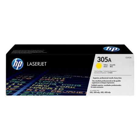 Hp Toner Ce412a 305a Amarillo M451/475/375 2600 Copias Hp Toner Ce412a 305a Amarillo M451/475/375 2600 Copias