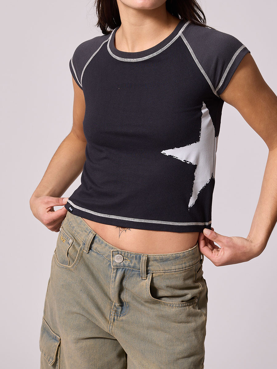 T-SHIRT MELMAN DIXIE - Negro 