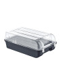 CAJA PARA ZAPATOS GRIS (V)