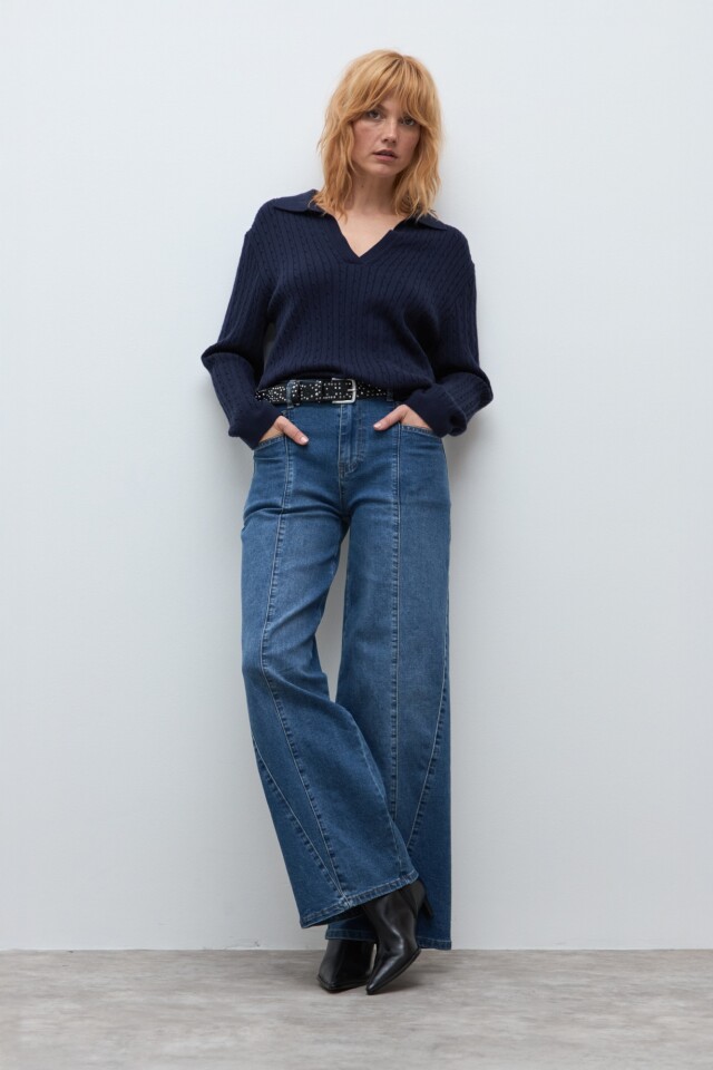 Jean wide leg Norah jean medio