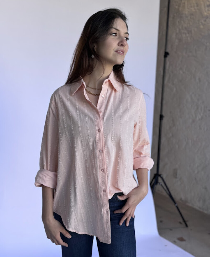 Camisa Sabrina rosa