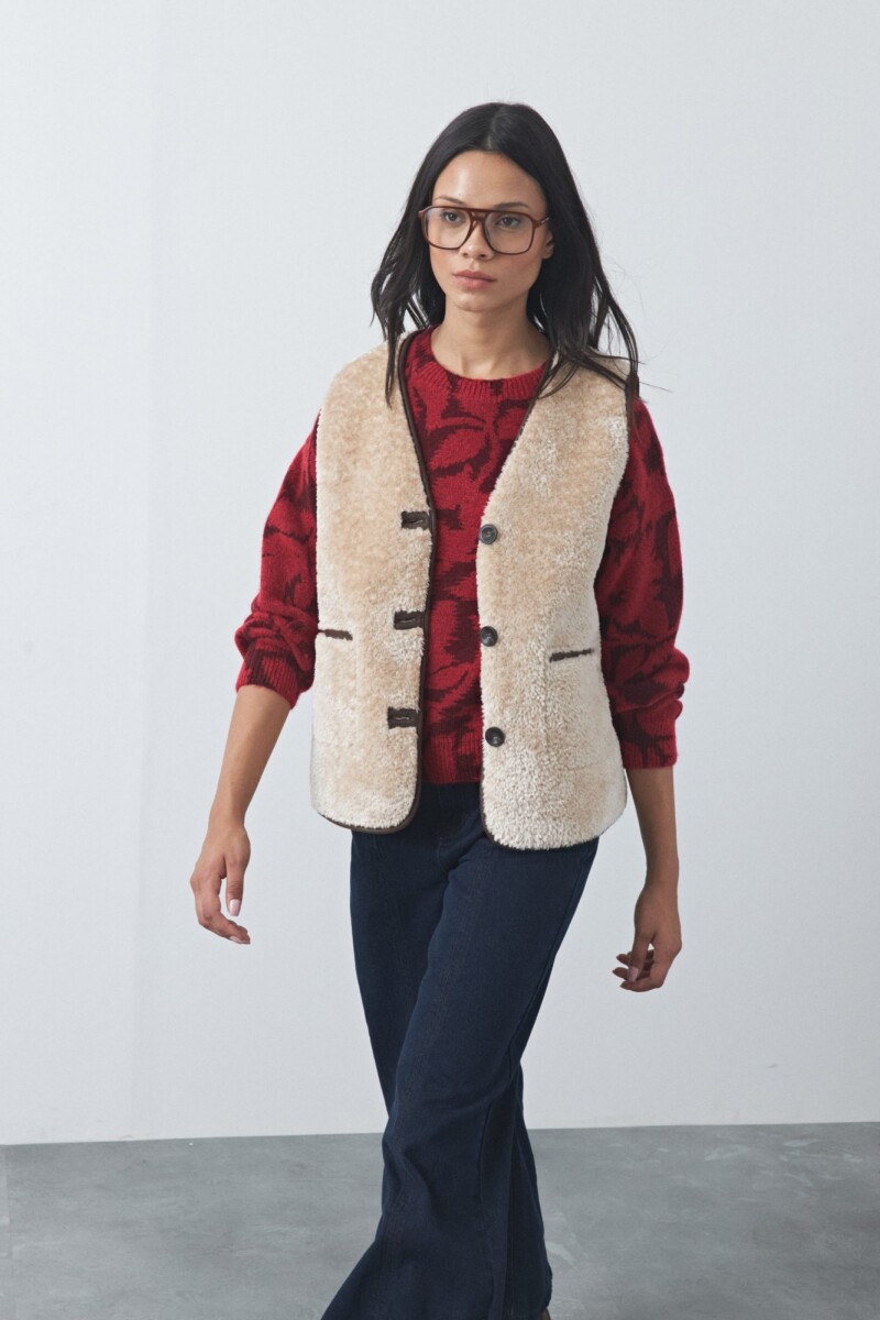 CHALECO CLEMENTIA Beige