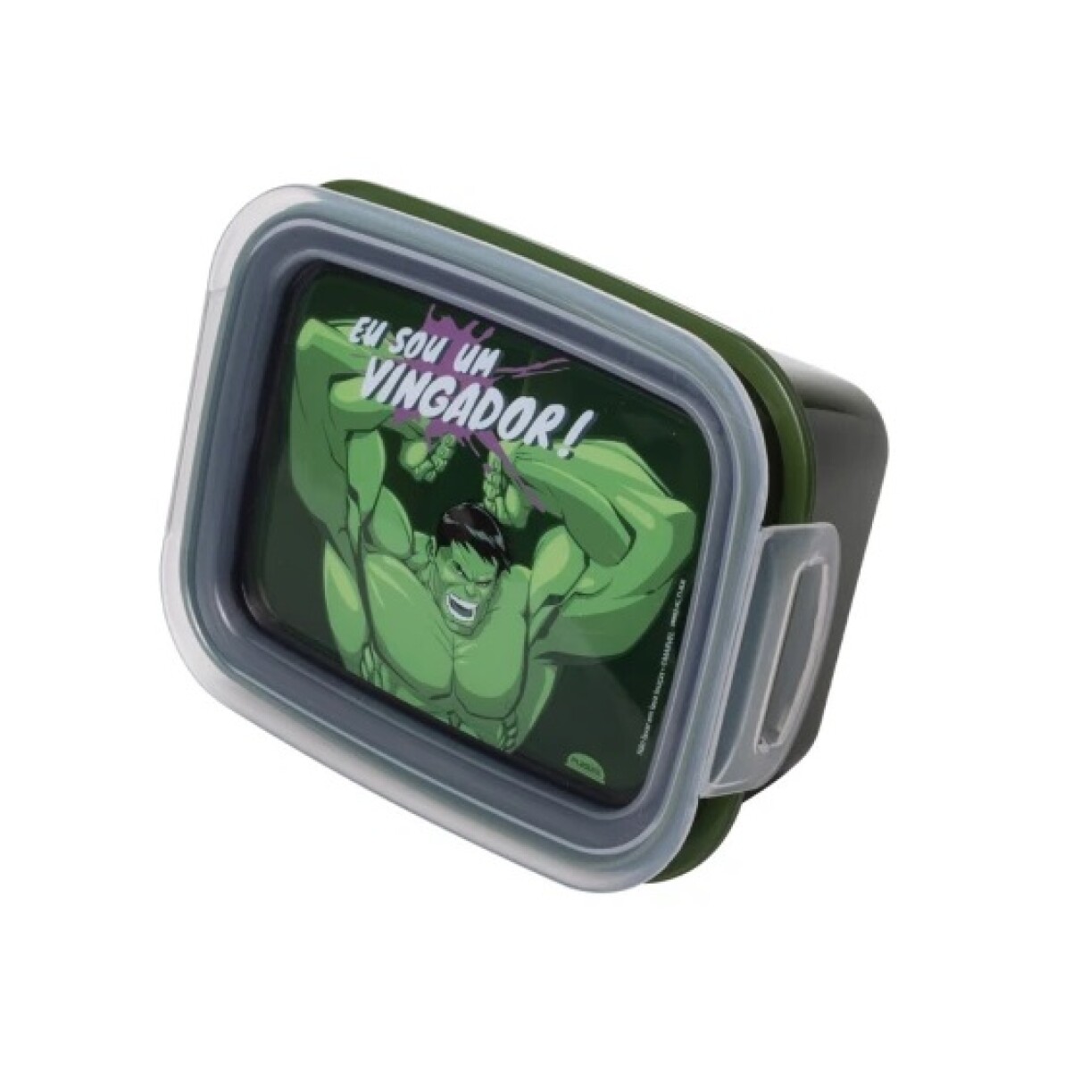Lunchera infantil c/división 630ml - Hulk 