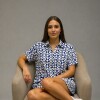 Vestido Camisero Pupa Estampa Azul