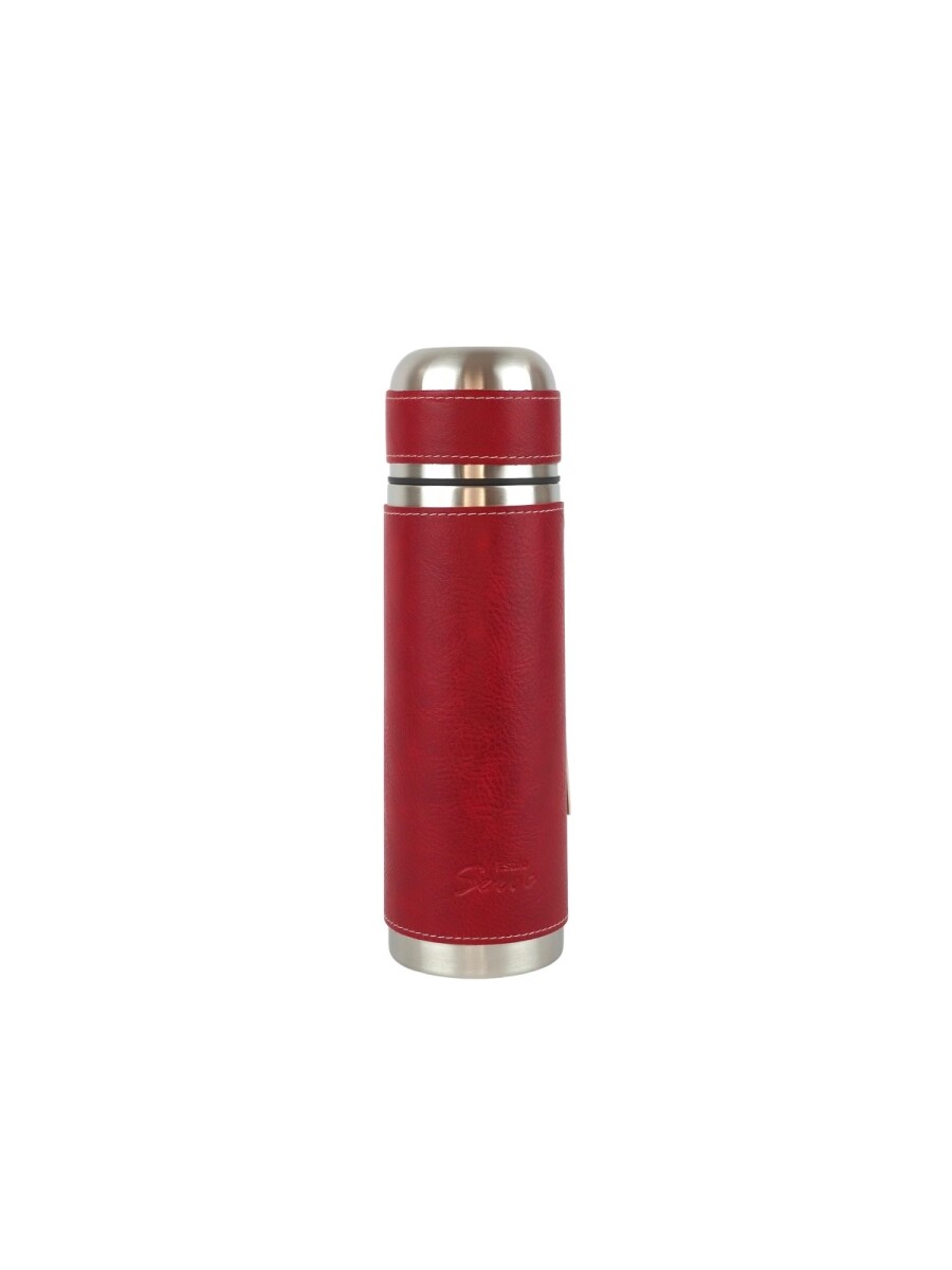 Termo de acero forrado 500 ml - Rojo 