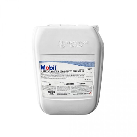 15W40 Mobil M-Delvac Modern SD V3 20L 15W40 Mobil M-Delvac Modern SD V3 20L
