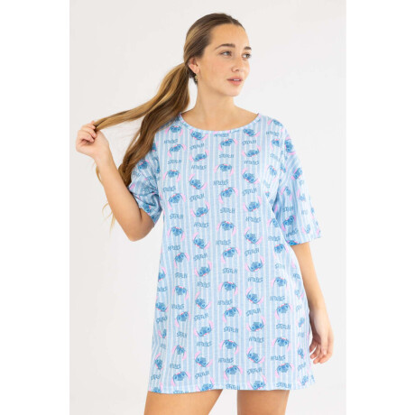 Stitch Face Dress Celeste