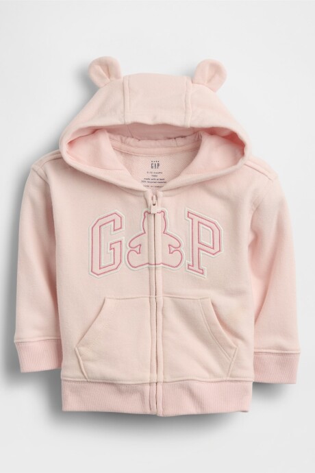 Canguro Logo Gap Sin Felpa Con Cierre Bebé Spring Pink